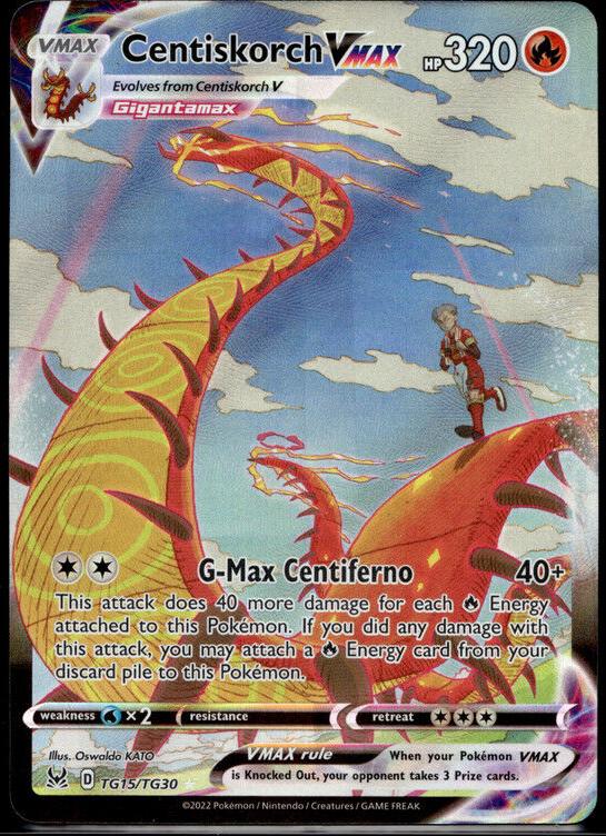 2022 Pokemon Lost Origin Full Art Centiskorch #TG15