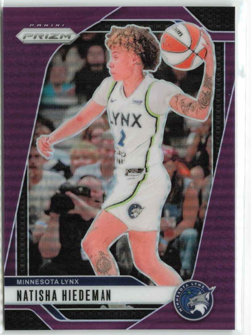 2024 Panini Prizm WNBA Basketball Purple Natisha Hiedeman #18