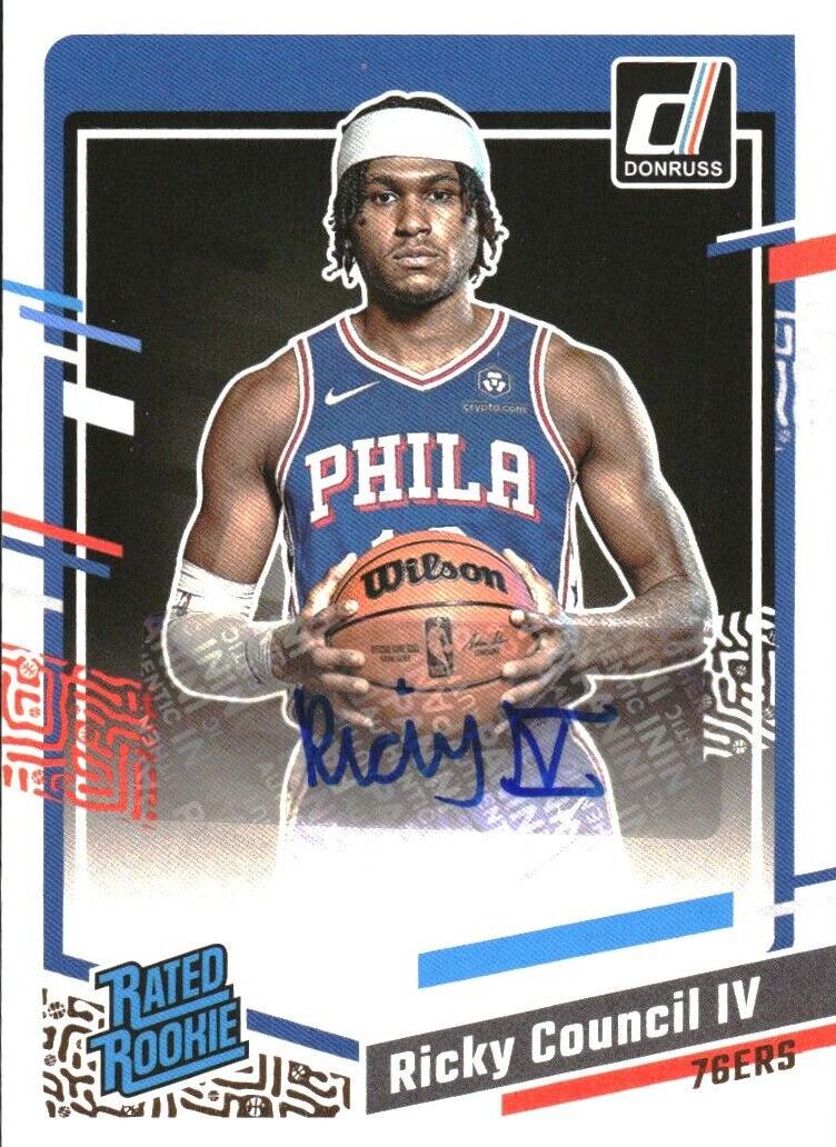 2023 Panini Donruss Basketball Ricky Council IV #255