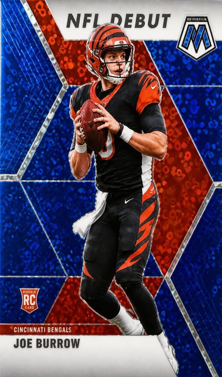 2020 Panini Mosaic Football Mosaic Blue Joe Burrow #261