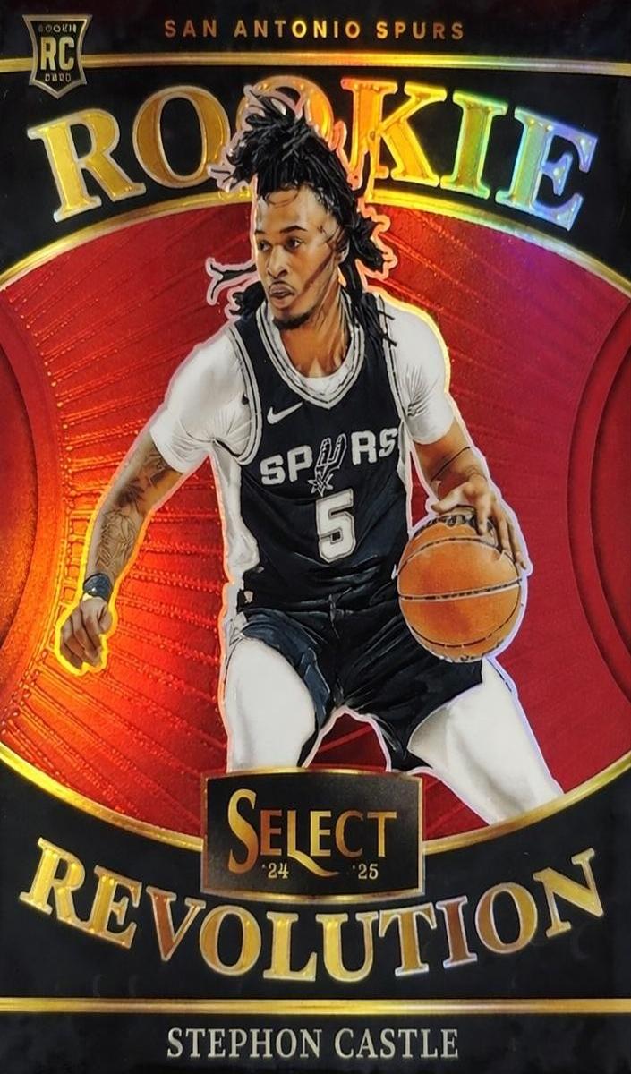 2024 Panini Select Basketball Red Stephon Castle #17 PSA 10
