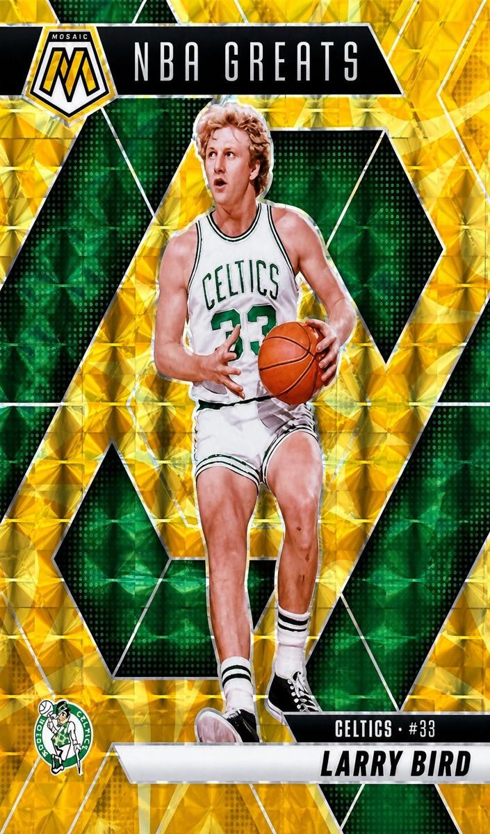 2024 Panini Mosaic Basketball Gold Larry Bird #299