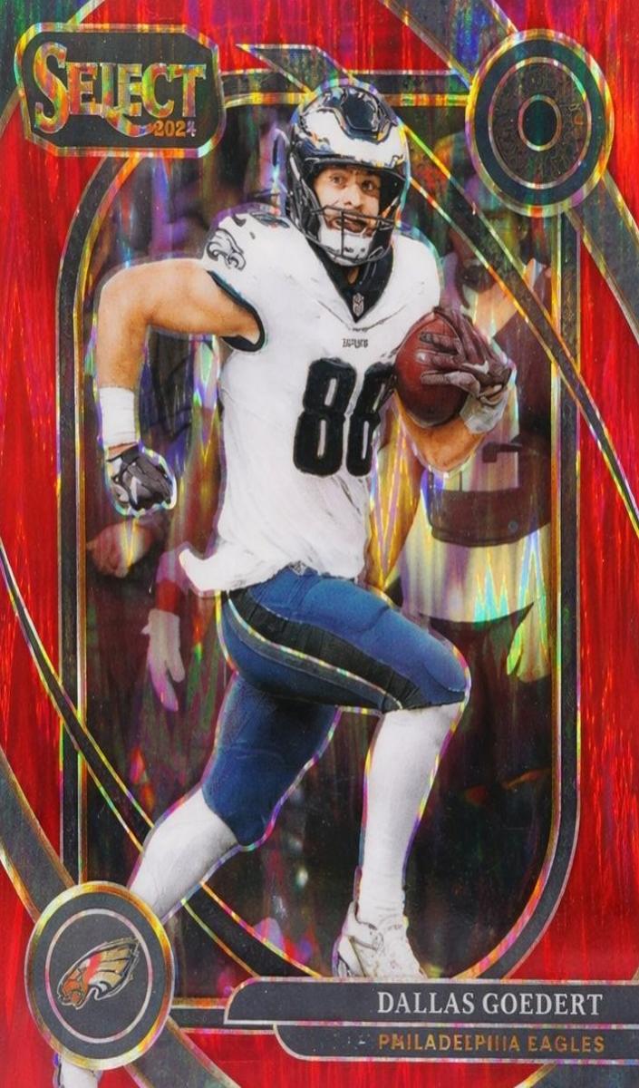 2024 Panini Select Football Red Shock Dallas Goedert #241