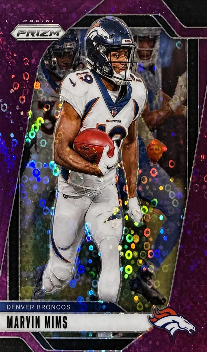2024 Panini Prizm Football No Huddle Purple Marvin Mims #88