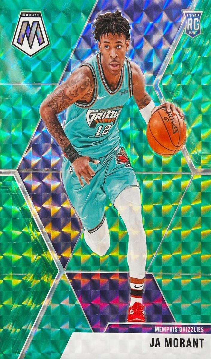 2019 Panini Mosaic Basketball Mosaic Green Ja Morant #219 PSA 10