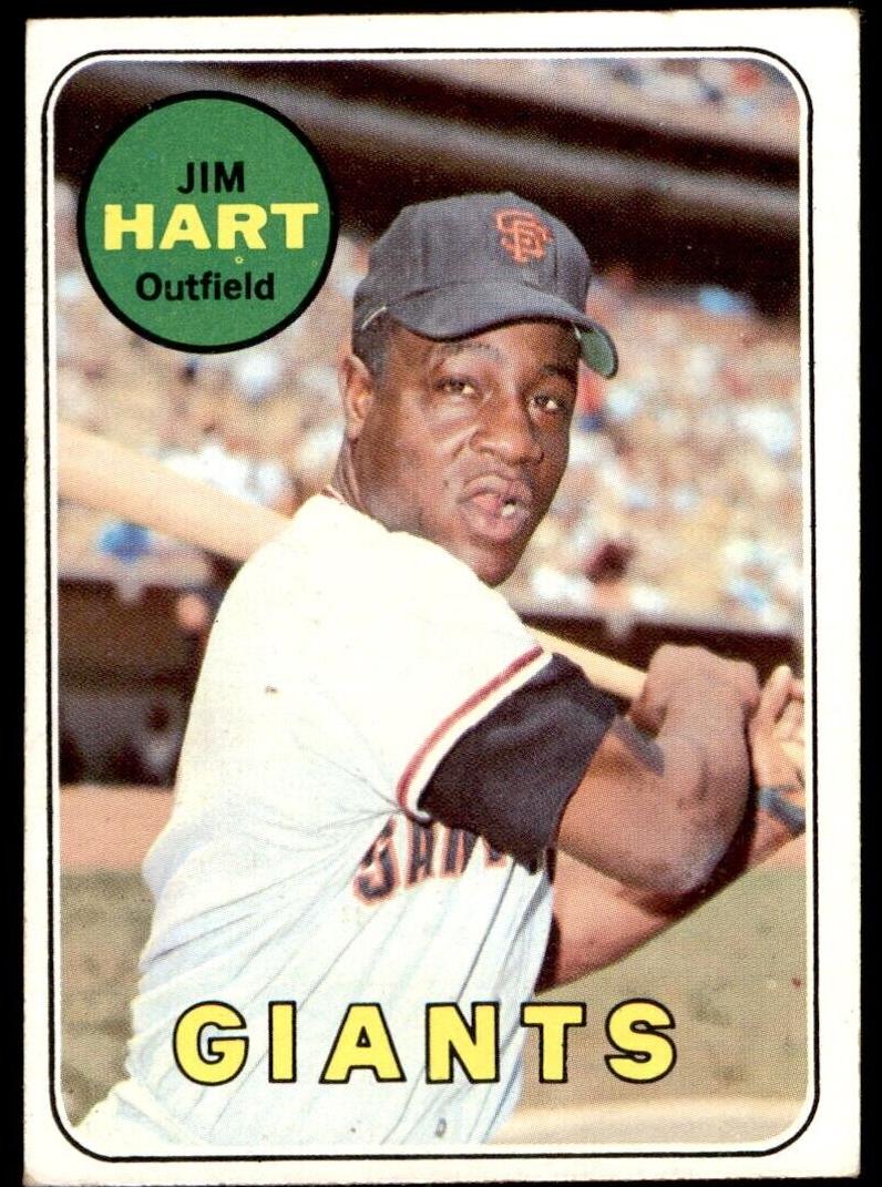1969 Topps Baseball Jim Hart #555 PSA 9