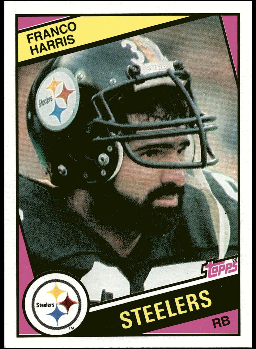 1984 Topps Football Franco Harris #165 PSA 9