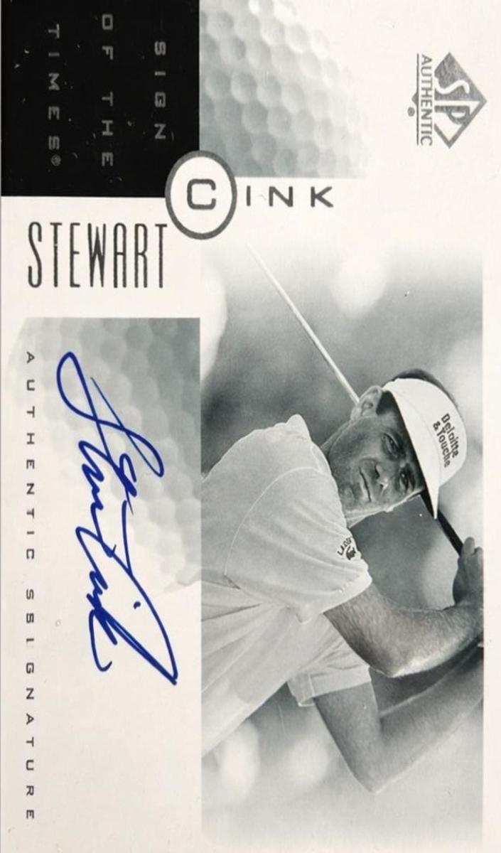 2001 SP Authentic Golf Stewart Cink #SC
