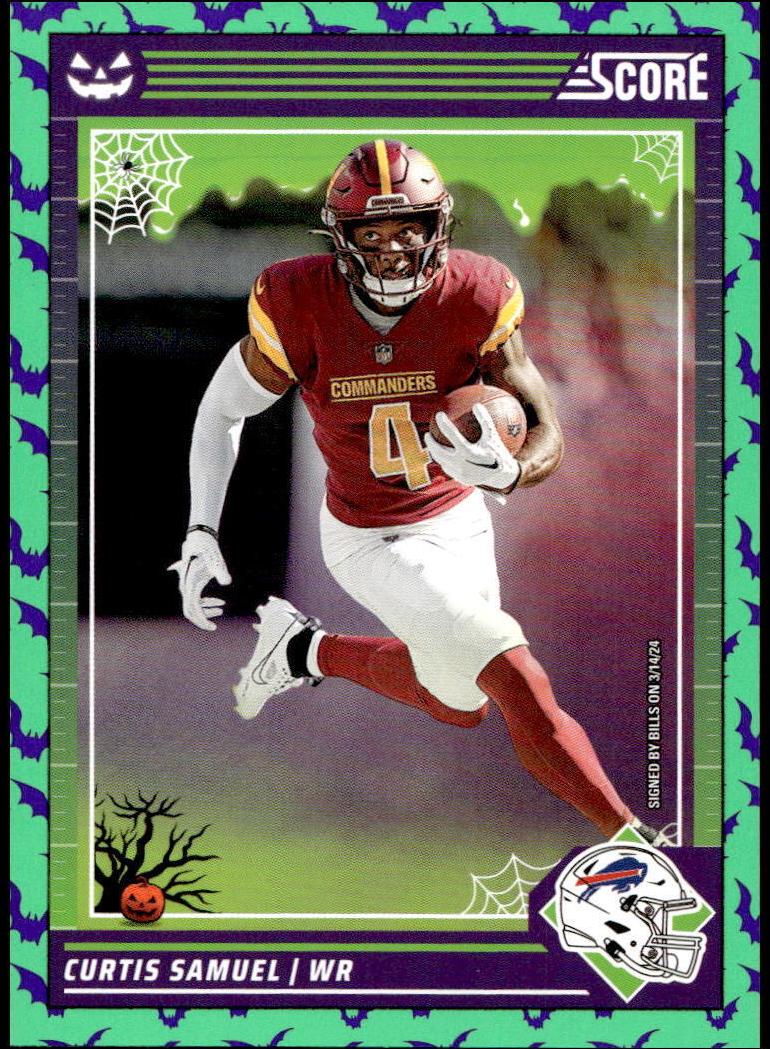 2024 Panini Score-a-Treat Football Bats Curtis Samuel #286