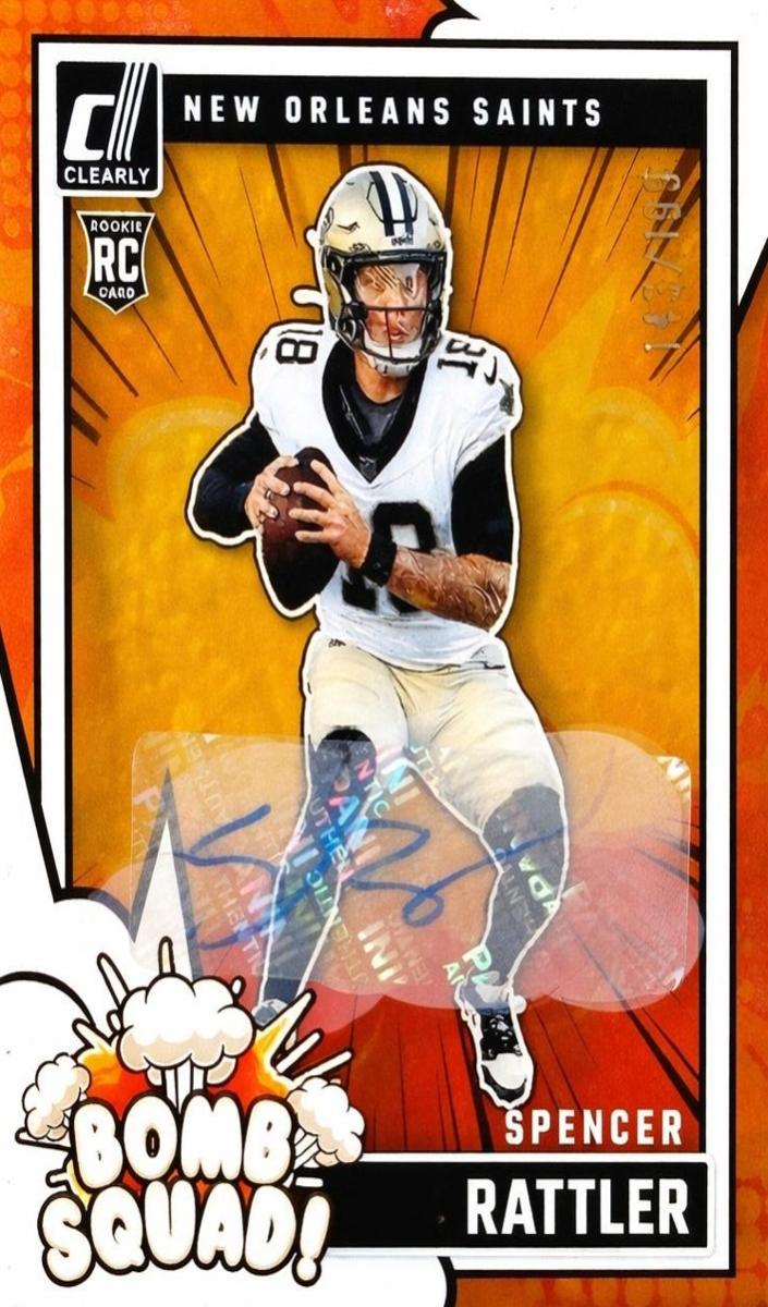 2024 Panini Clearly Donruss Football Spencer Rattler #8