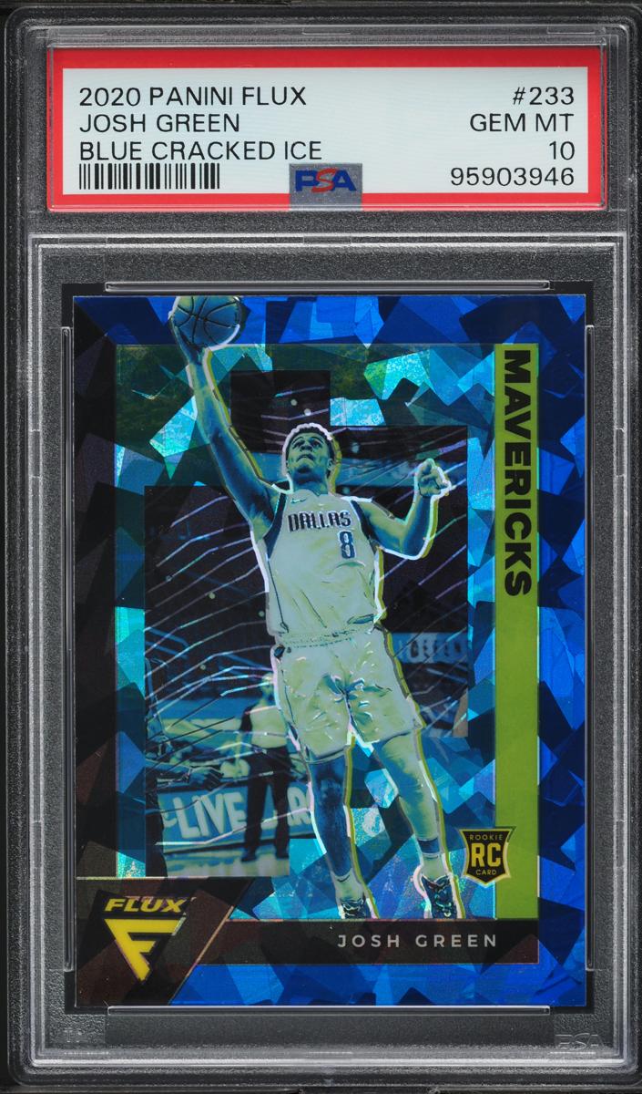 2020 Panini Flux Basketball Cracked Ice Blue Josh Green #233