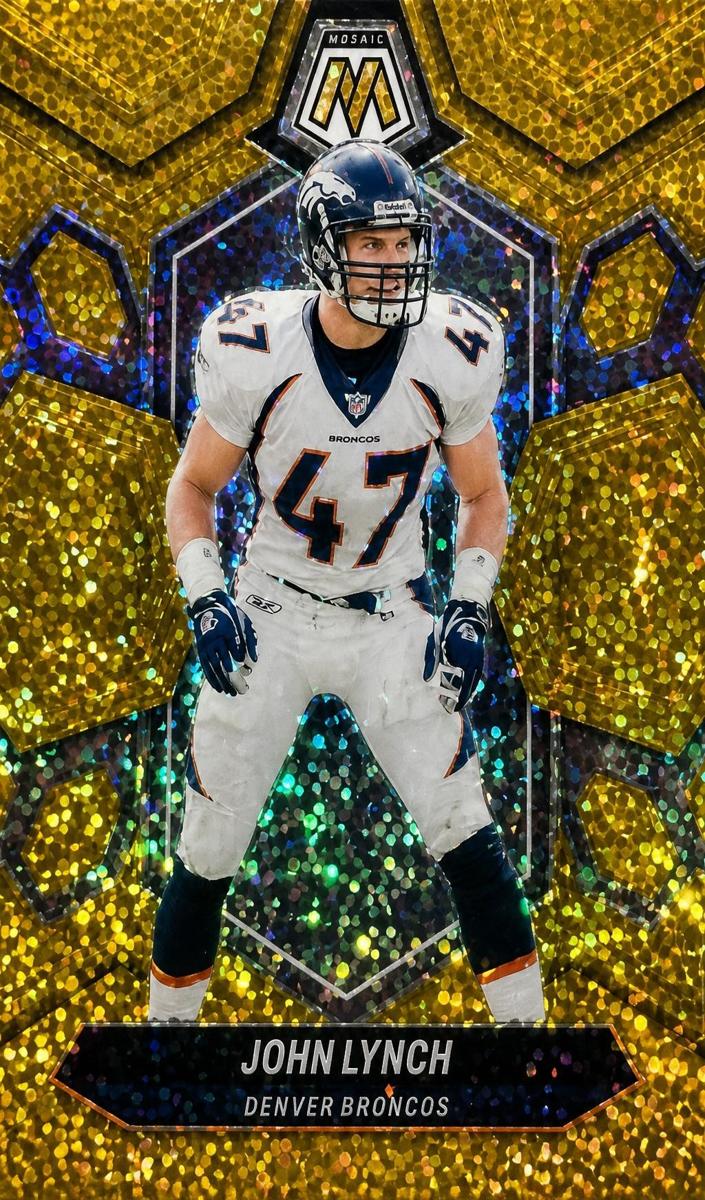2024 Panini Mosaic Football Gold Sparkle John Lynch #236