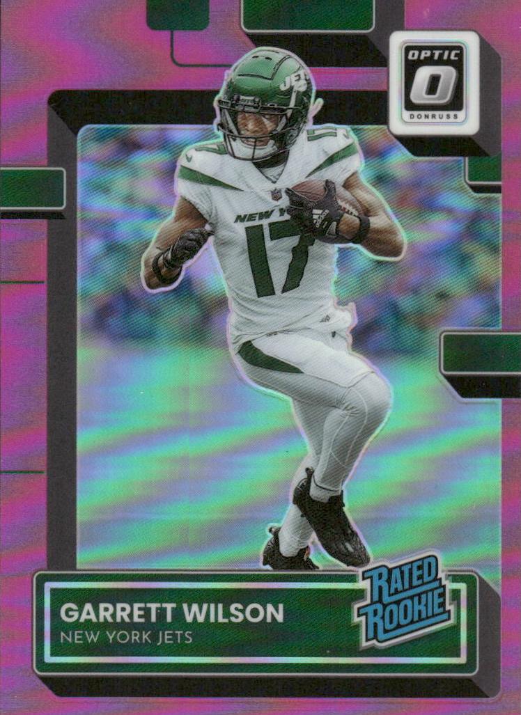 2022 Donruss Optic Football Pink Garrett Wilson #206 PSA 10