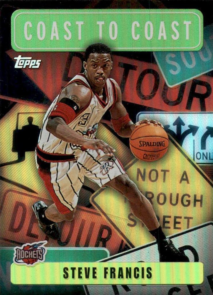 2002 Topps Chrome Basketball Refractor Steve Francis #CC5 PSA 10