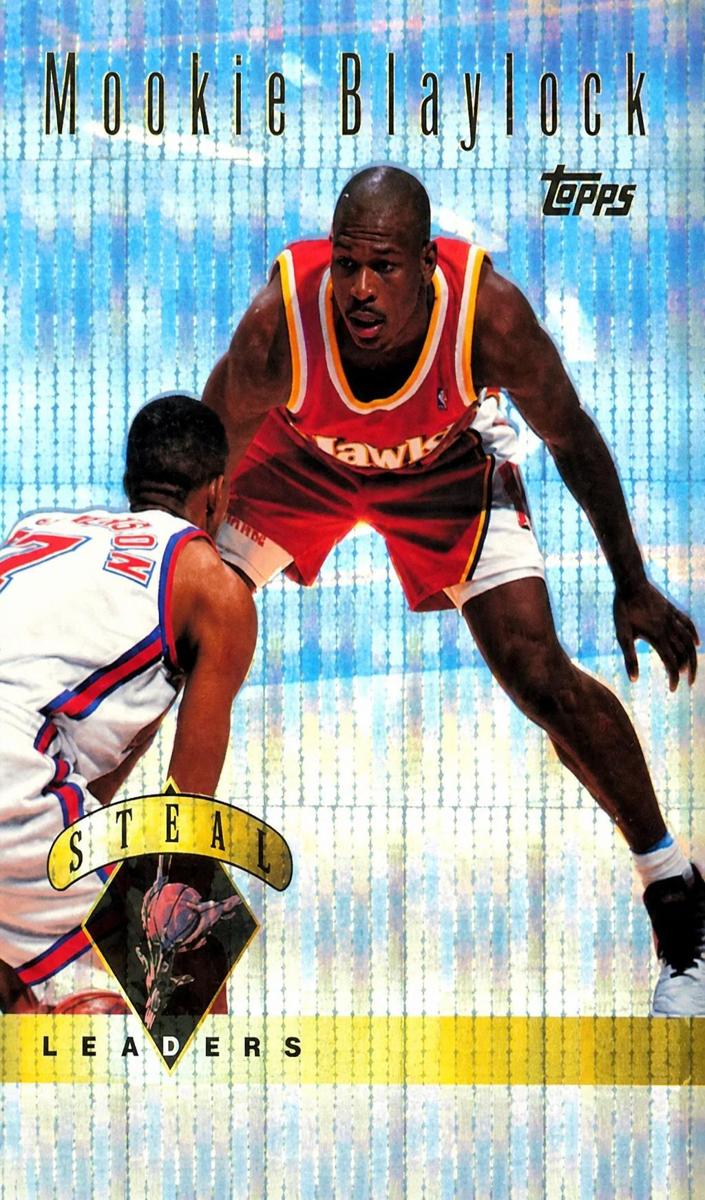 1995 Topps Basketball Power Boosters Mookie Blaylock #22
