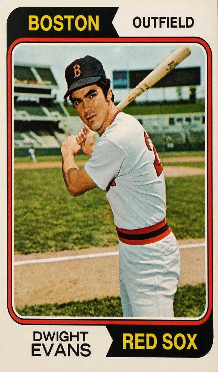 1974 O-Pee-Chee Baseball Dwight Evans #351