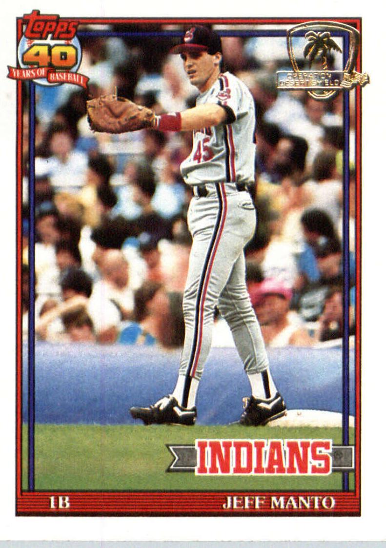 1991 Topps Baseball Jeff Manto #488 PSA 10