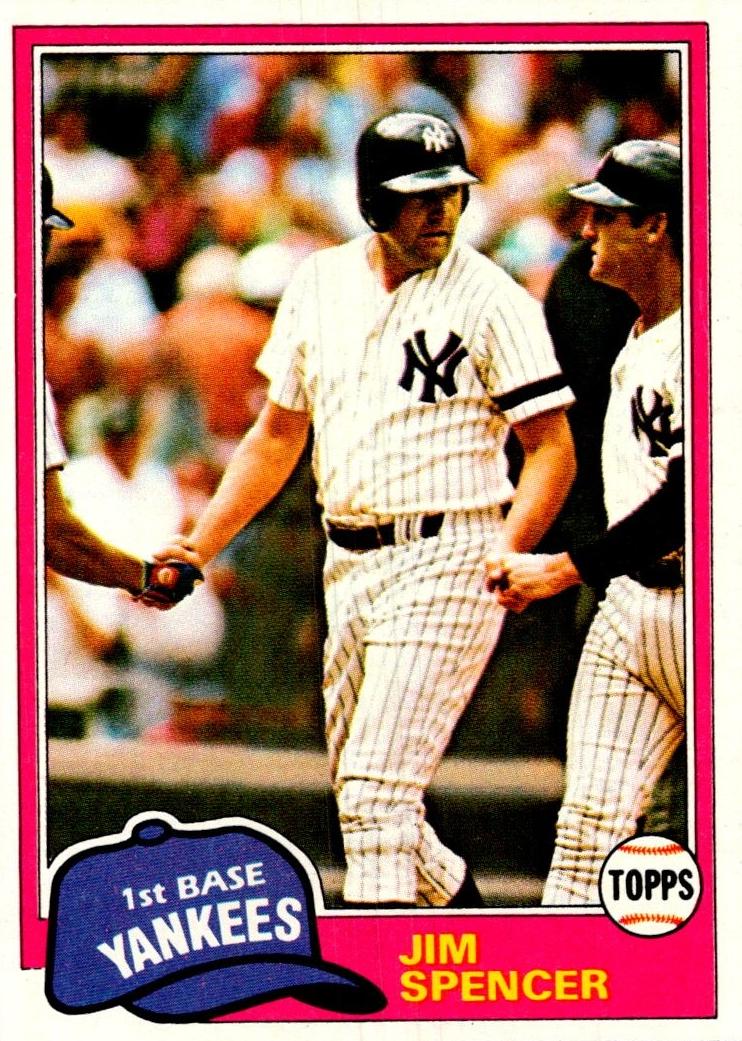 1981 Topps Baseball Jim Spencer #435 PSA 10