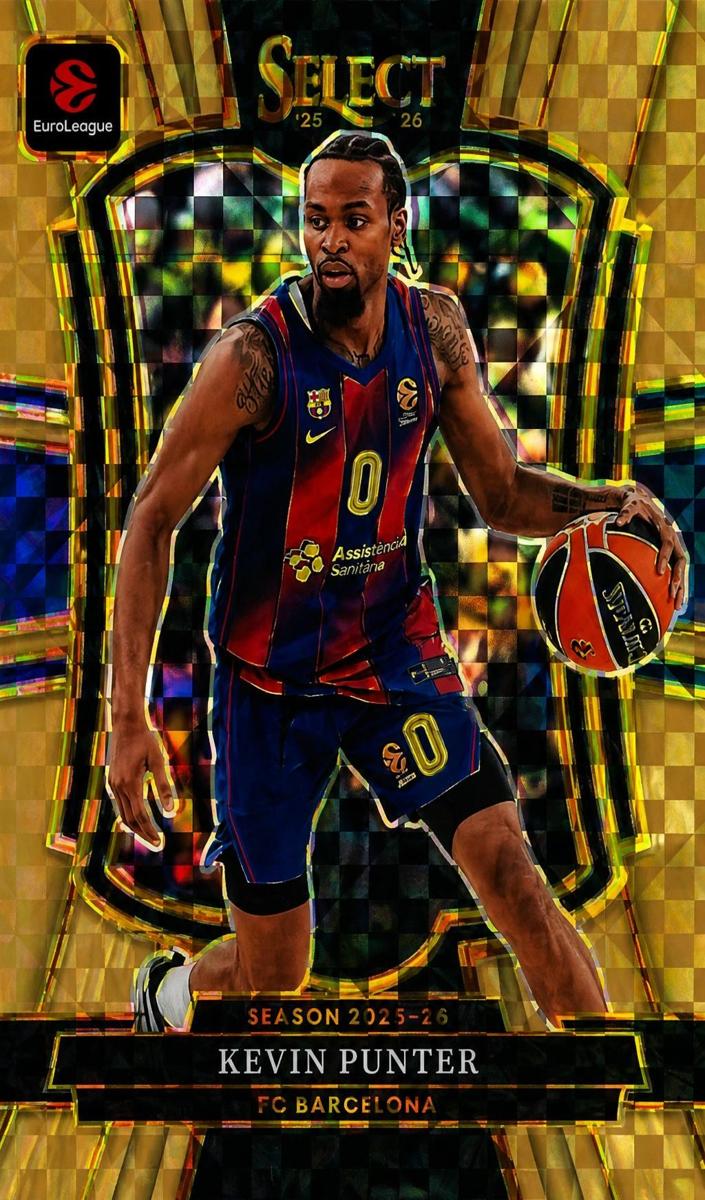 2025 Panini Select EuroLeague Basketball Bronze Checker Kevin Punter #160