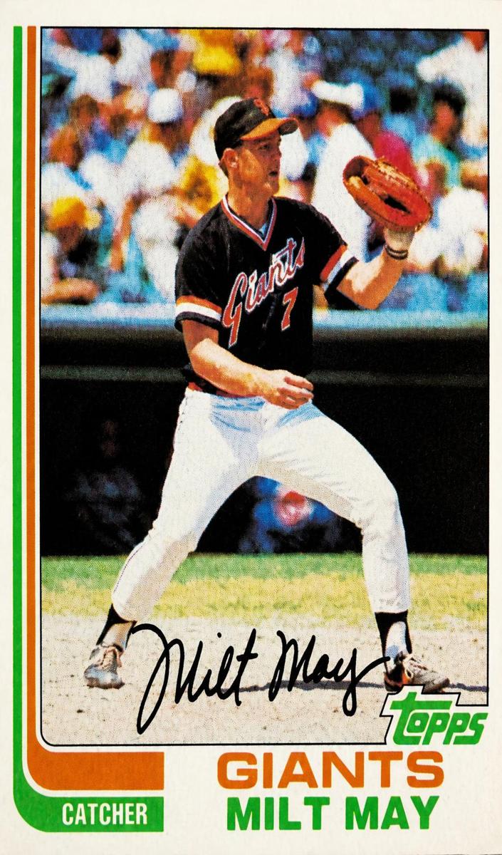 1982 Topps Baseball Milt May #242 PSA 10