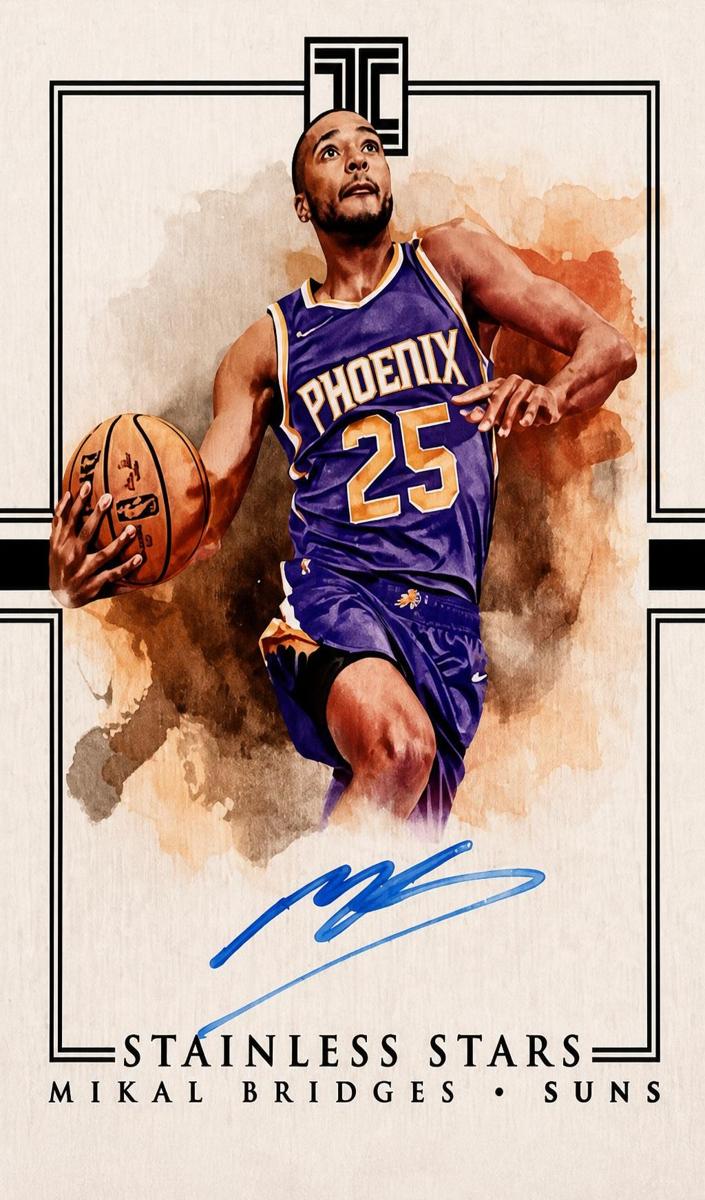 2018 Panini Impeccable Basketball Mikal Bridges #SA-MKB