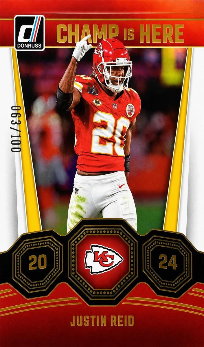 2024 Panini Donruss Football Holo Justin Reid #13 PSA 10