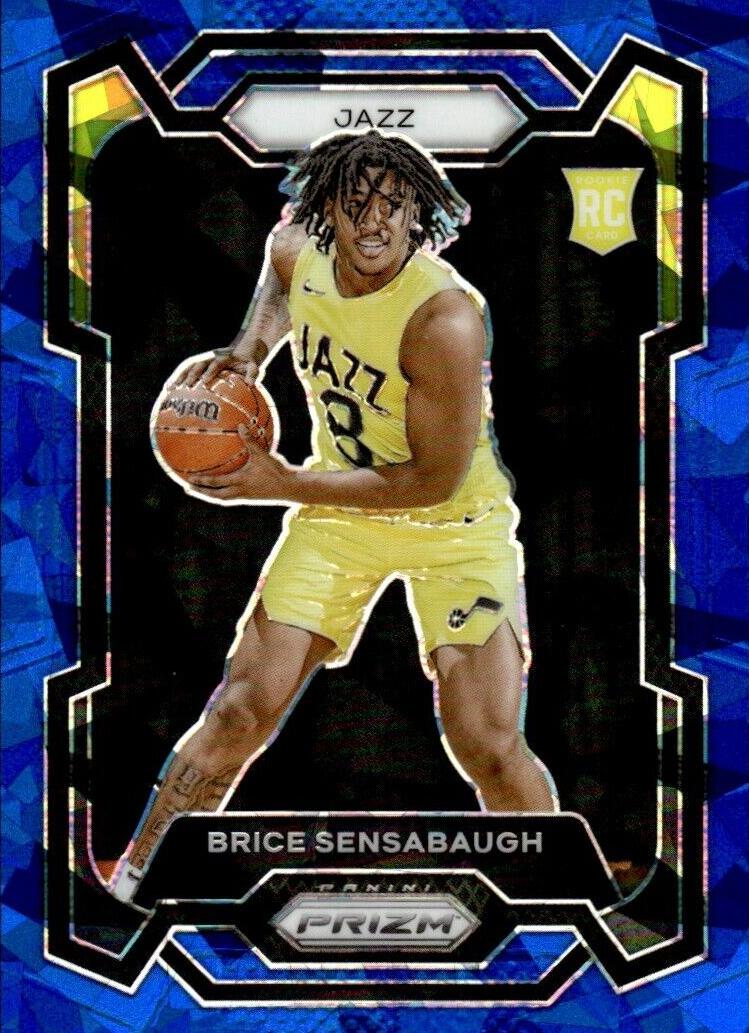 2023 Panini Prizm Basketball Blue Ice Brice Sensabaugh #177 PSA 10