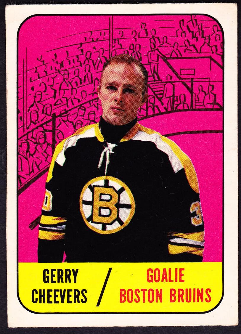1967 Topps Hockey Gerry Cheevers #99 PSA 5