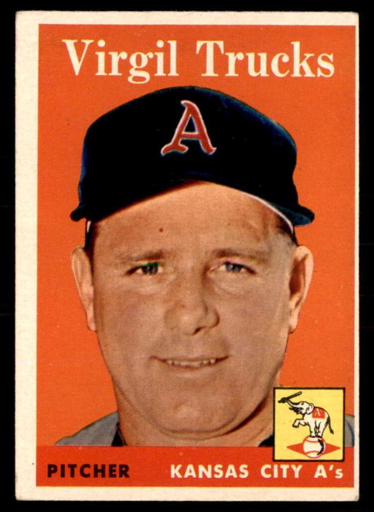 1958 Topps Baseball Virgil Trucks #277