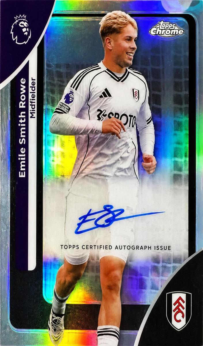 2026 Topps Chrome Premier League Soccer Emile Smith Rowe #CA-ES