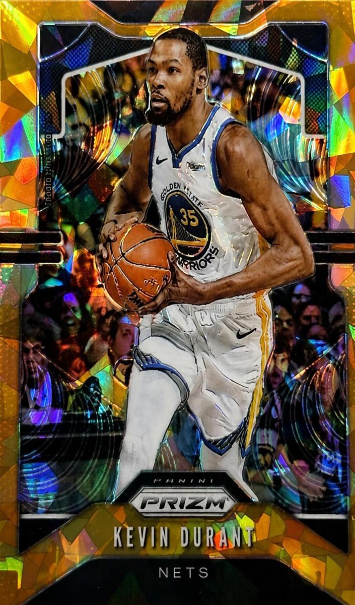 2019 Panini Prizm Basketball Orange Ice Kevin Durant #210 PSA 9