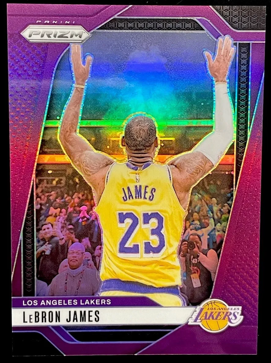 2024 Panini Prizm Basketball Purple LeBron James #130