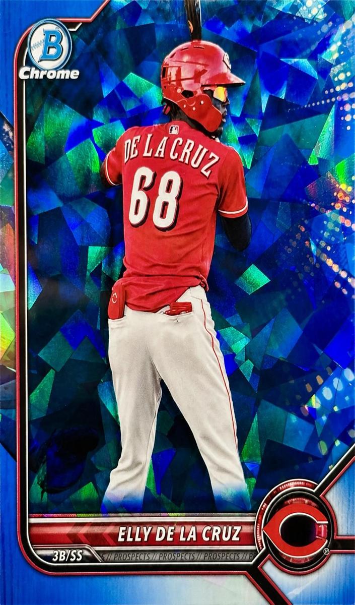2022 Bowman Chrome Sapphire Baseball Elly De La Cruz #BCP-224 PSA 10