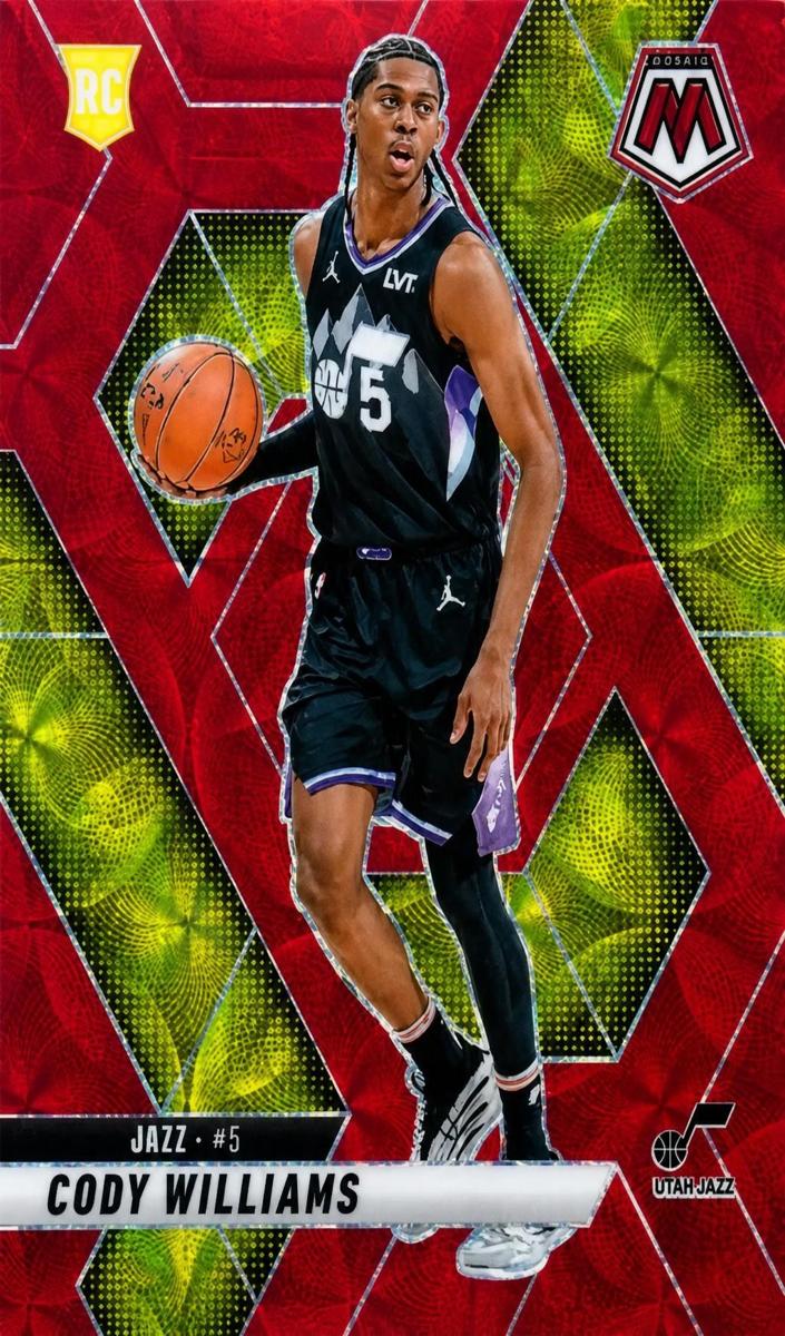 2024 Panini Mosaic Basketball International Red Cody Williams #207