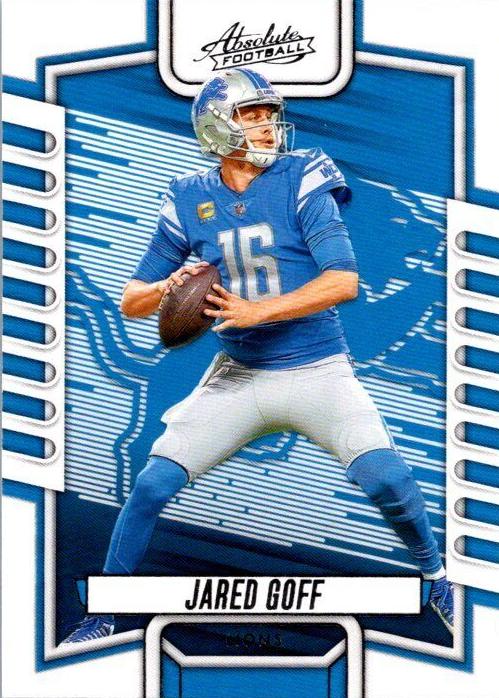 2023 Panini Absolute Football Jared Goff #31 PSA 10