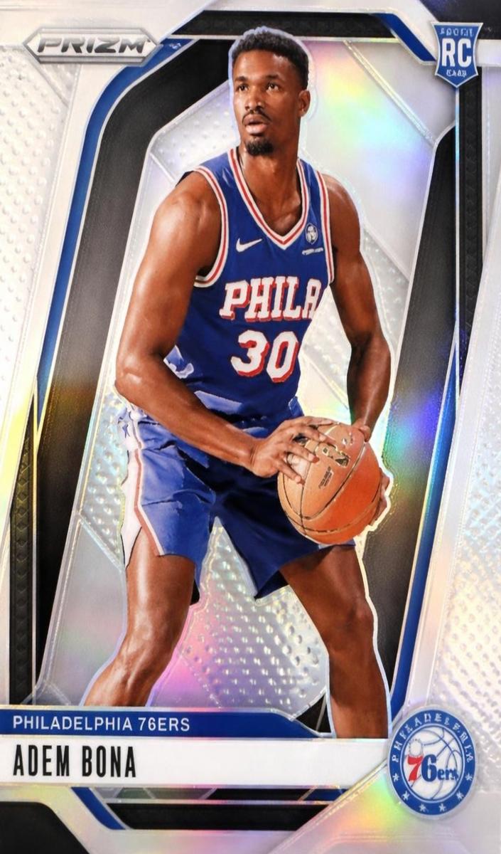 2024 Panini Prizm Basketball Silver Adem Bona #267 PSA 9