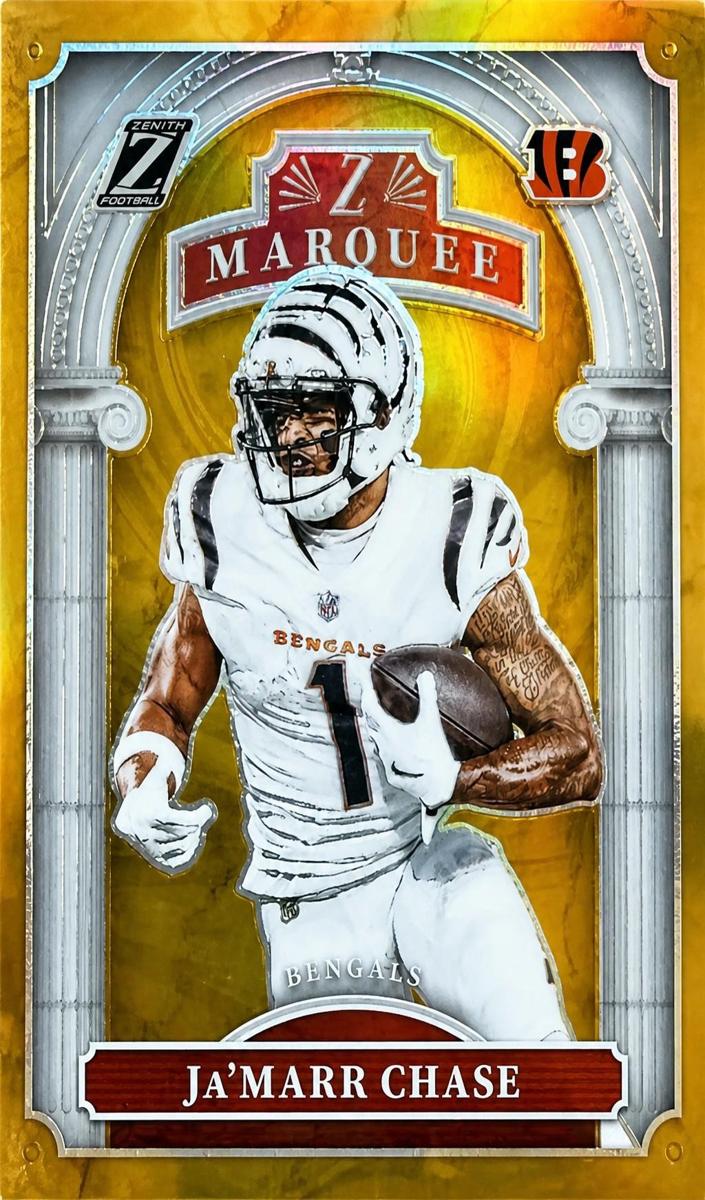 2024 Panini Zenith Football Gold Ja'Marr Chase #26