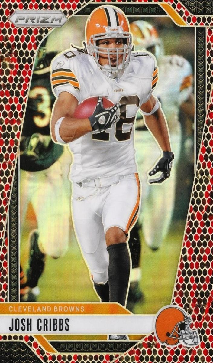 2024 Panini Prizm Football Snakeskin Josh Cribbs #72