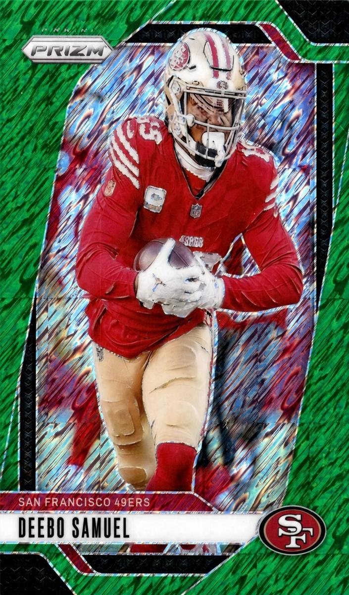 2024 Panini Prizm Football Green Shimmer Deebo Samuel #252