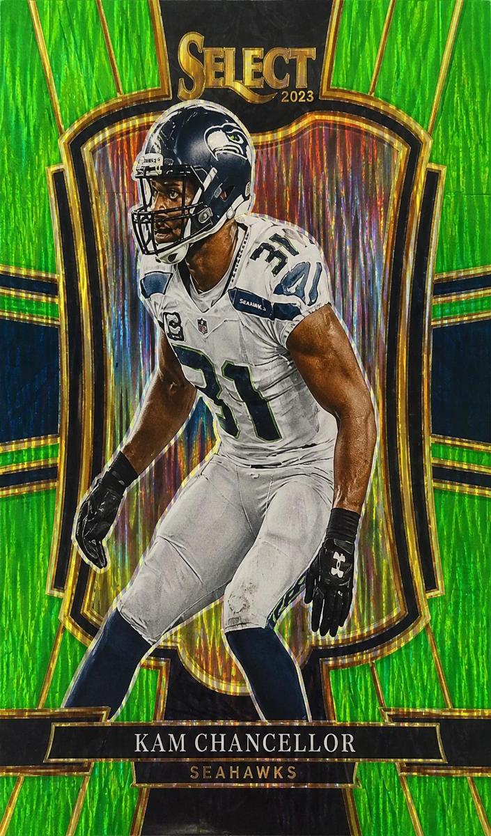 2025 Panini Select Football Neon Green Shock Kam Chancellor #149