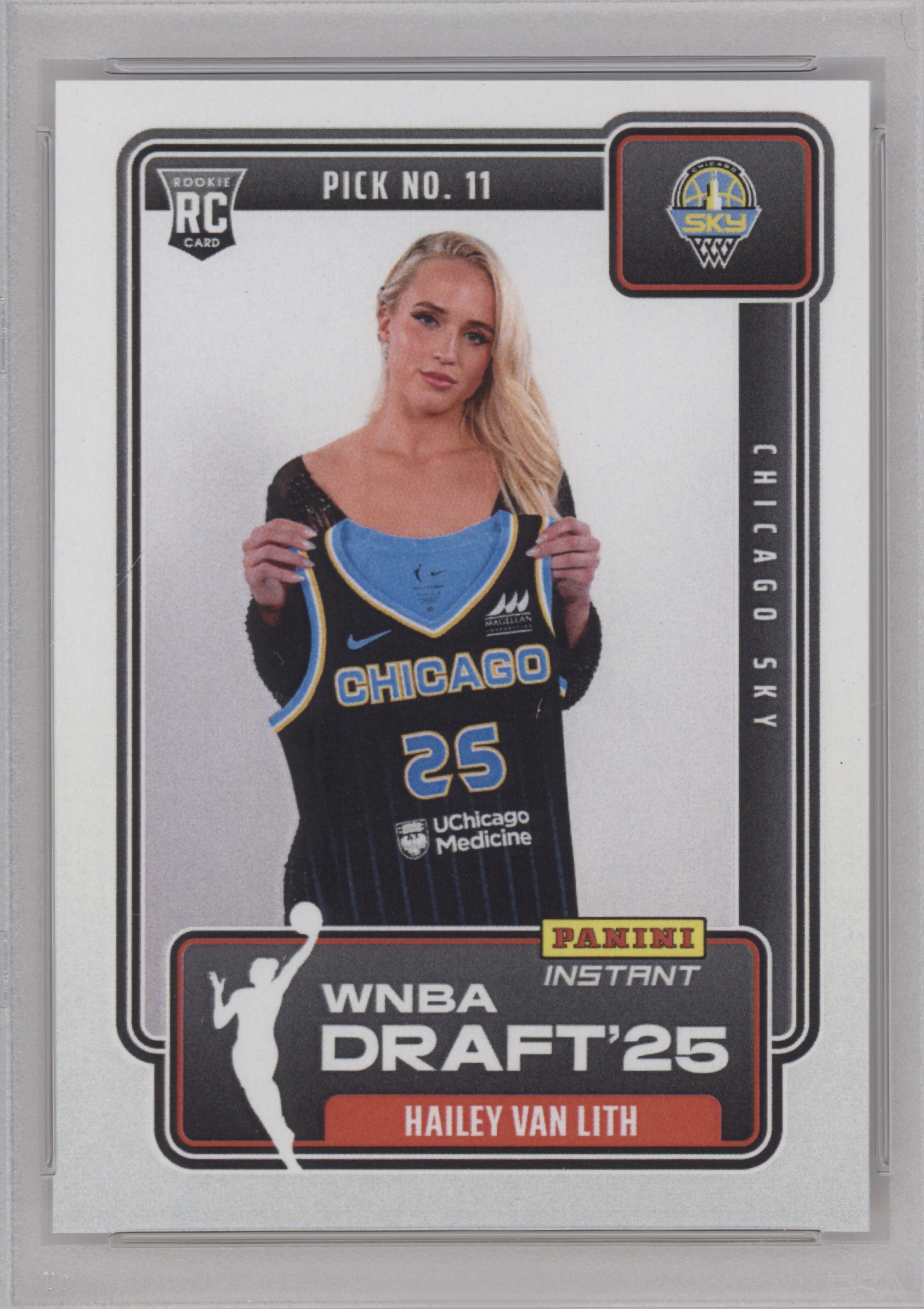 2025 Panini Instant WNBA Draft Night Basketball Hailey Van Lith #DN-10 SGC 9.5