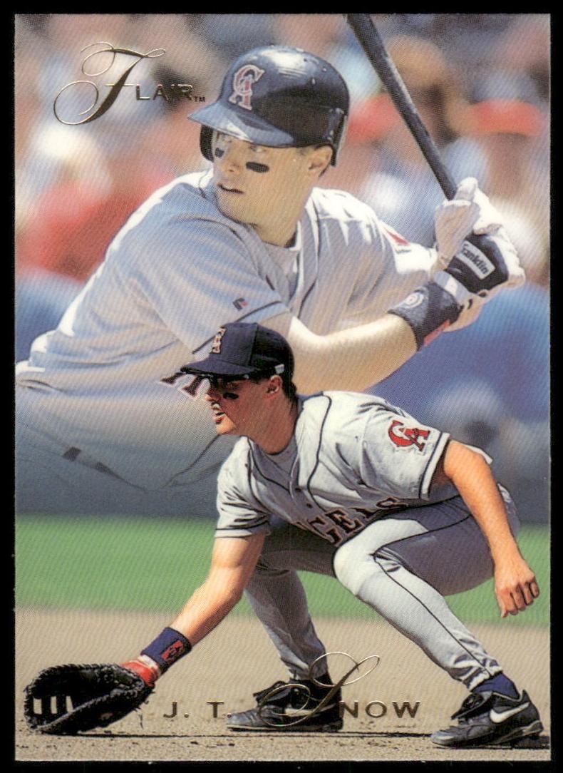 1993 Flair Baseball J.T. Snow #179