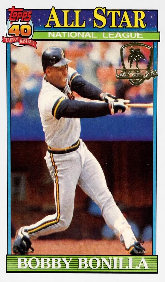 1991 Topps Baseball All-Star Bobby Bonilla #403 PSA 9