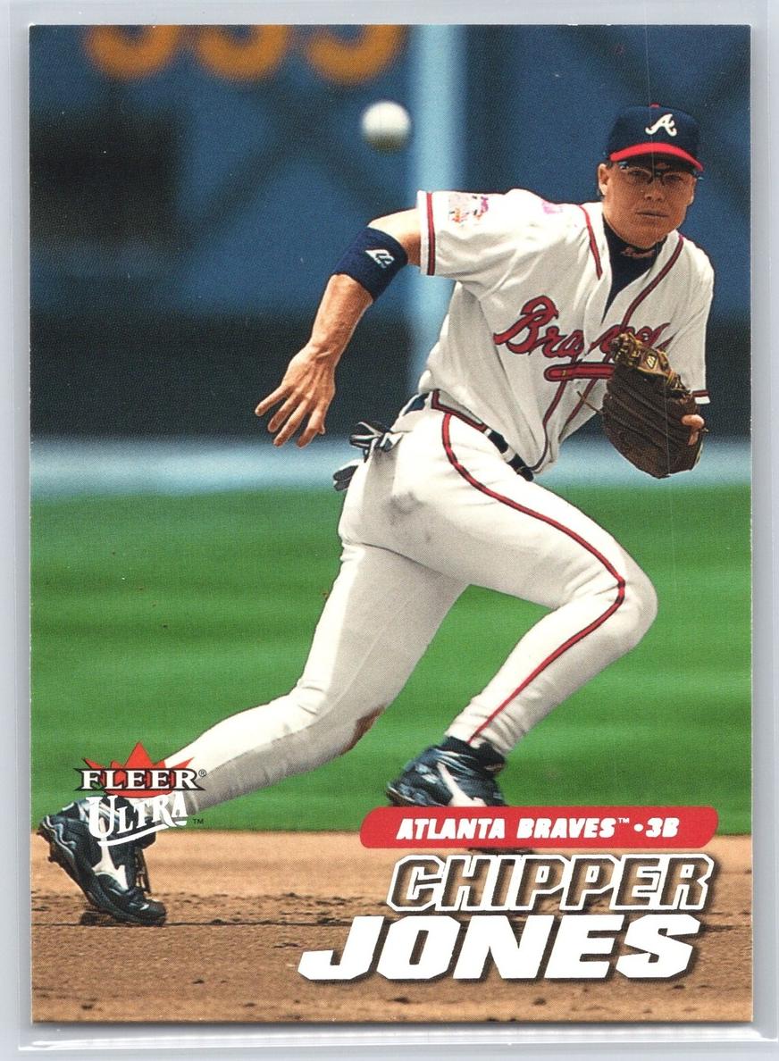 2001 Fleer Ultra Baseball Chipper Jones #96 CGC 9