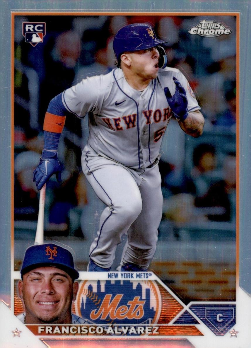 2023 Topps Chrome Baseball Refractor Francisco Alvarez #203