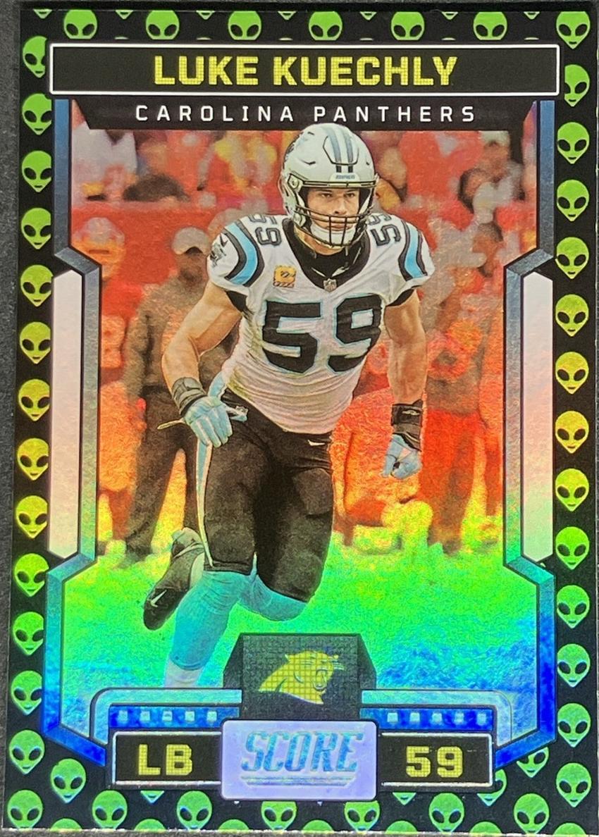 2023 Panini Score Football Extraterrestrial Luke Kuechly #51 SGC 9.5