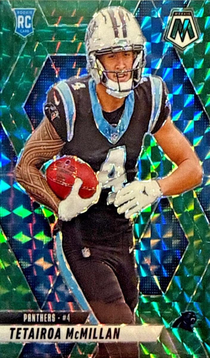2025 Panini Mosaic Football Green Tetairoa McMillan #309