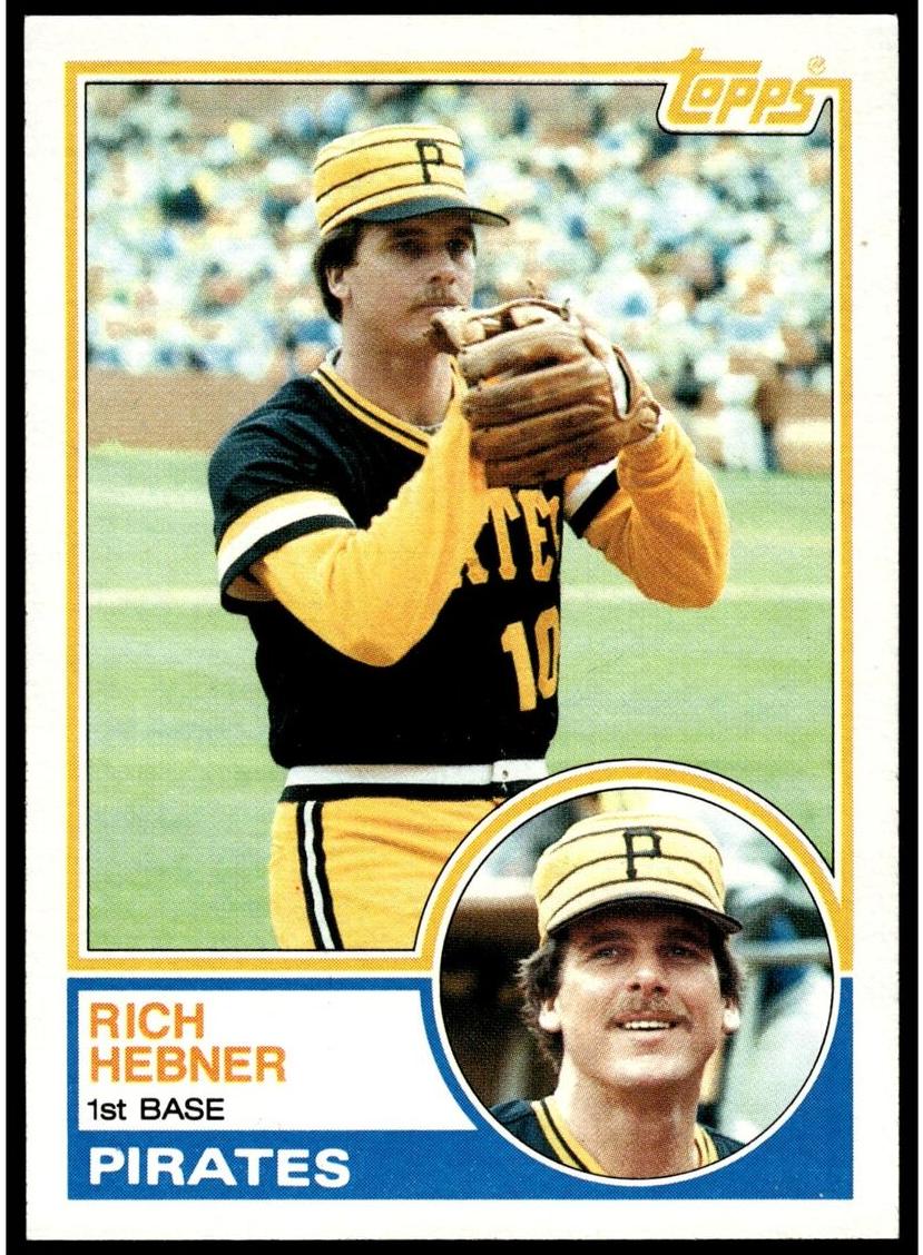 1983 Topps Baseball Rich Hebner #778
