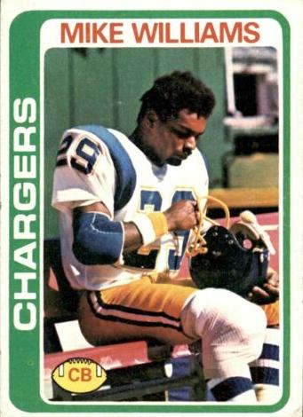 1978 Topps Football Mike Williams #152 PSA 8