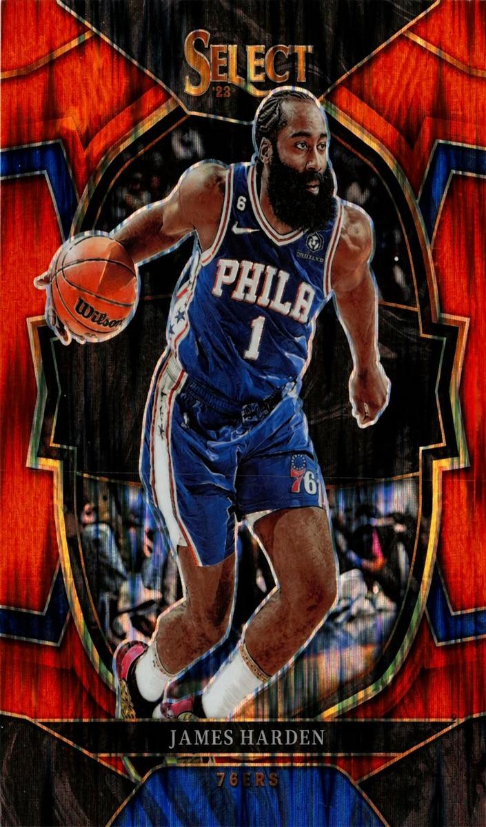 2022 Panini Select Basketball Orange Flash James Harden #25